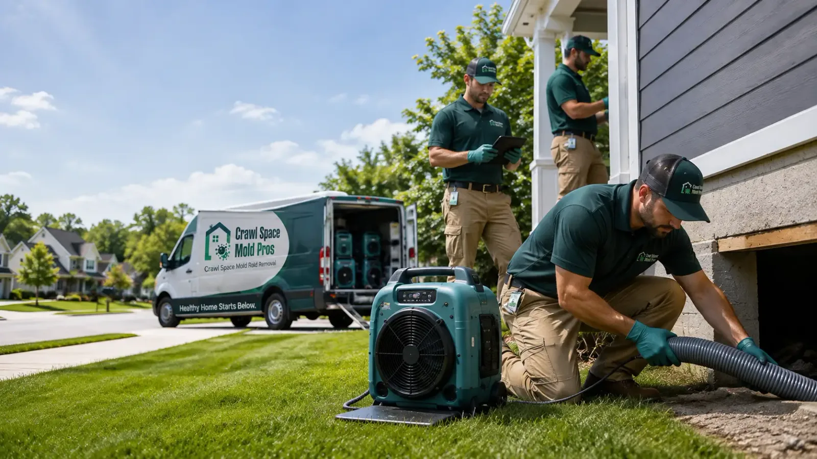 Crawl Space Mold Removal in Rice, MN